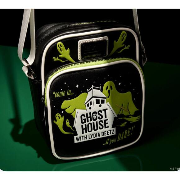 Beetlejuice Beetlejuice Ghost House Glow Crossbody Bag UNOPENED